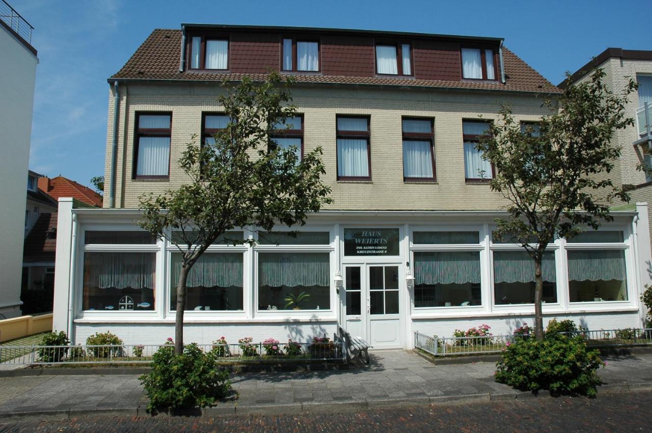 Pension Haus Weierts Norderney Eksteriør bilde